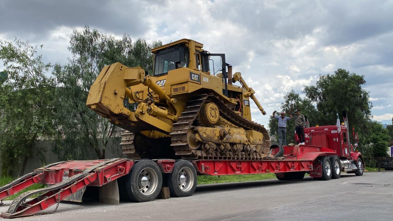 Entrega de maquinaria en obra